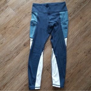 Athleta colorblock all in 7/8 leggings